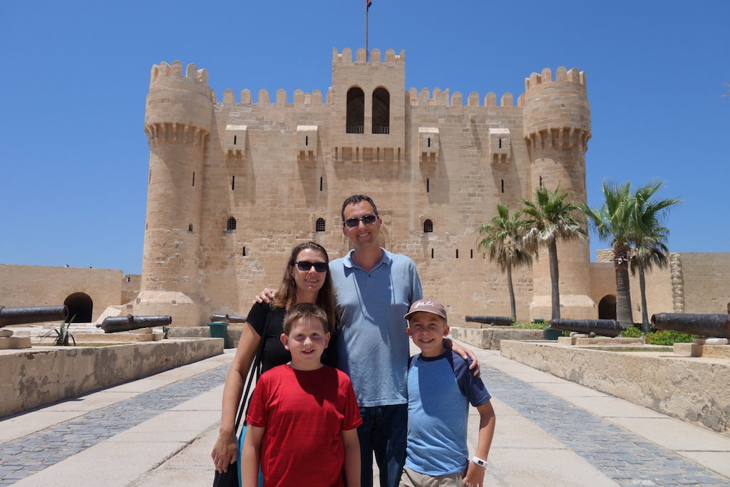 Qaitbay’s Citadel in Alexandria, Egypt.