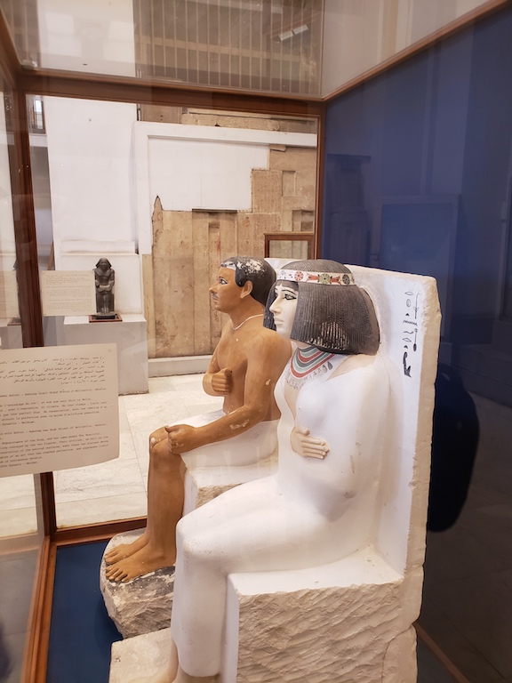 Artifact in the Egyptian Museum in Cairo, Egypt.