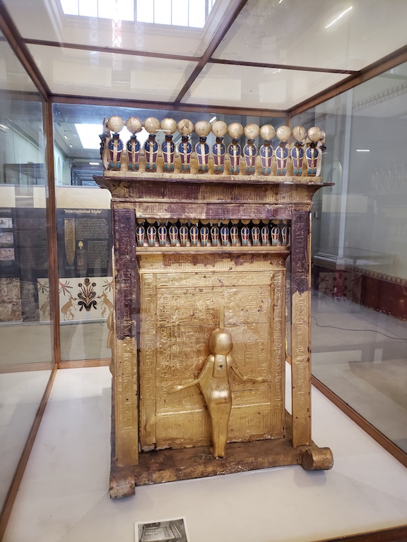 Artifact in the Egyptian Museum in Cairo, Egypt.