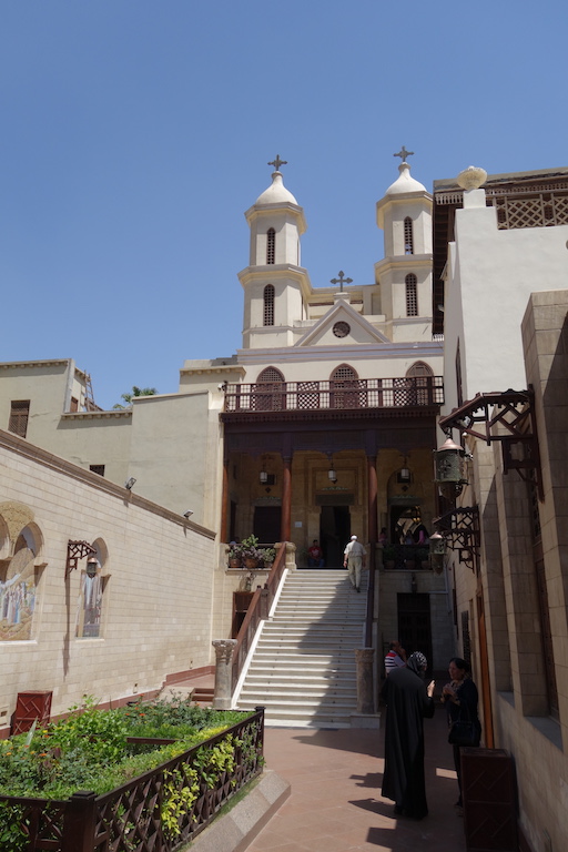 Hanging Church in Coptic Cairo in Egypt.