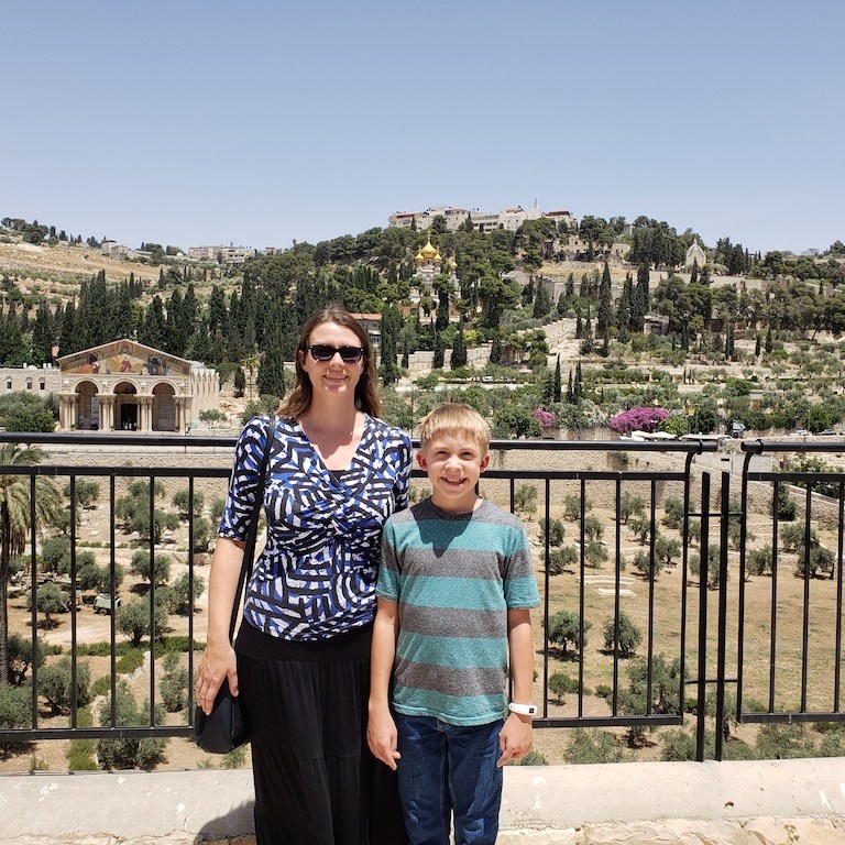 View of the Mount of Olives in Jere