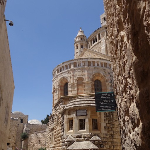 Walking through Jerusalem's Old City.