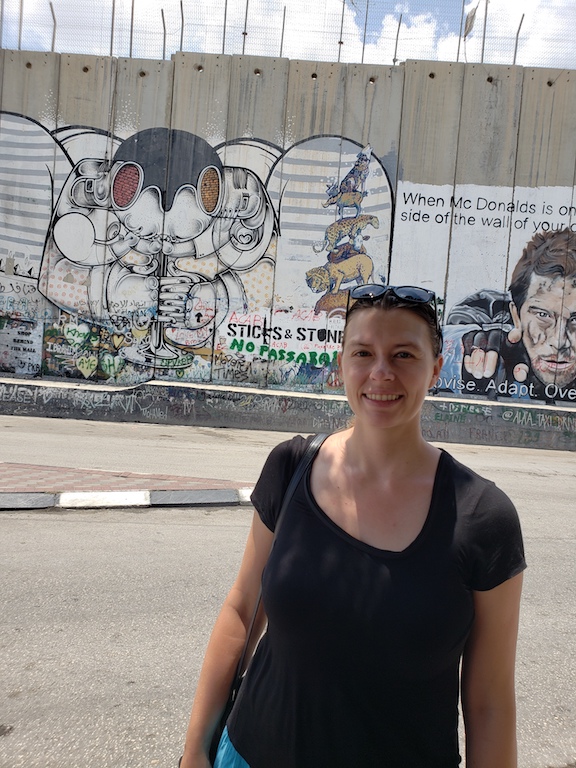 Wall separating Israel and Palestine.