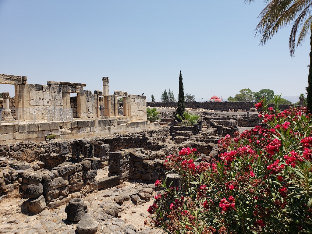 Ruins of a synagogue near the ruins of Peter's house