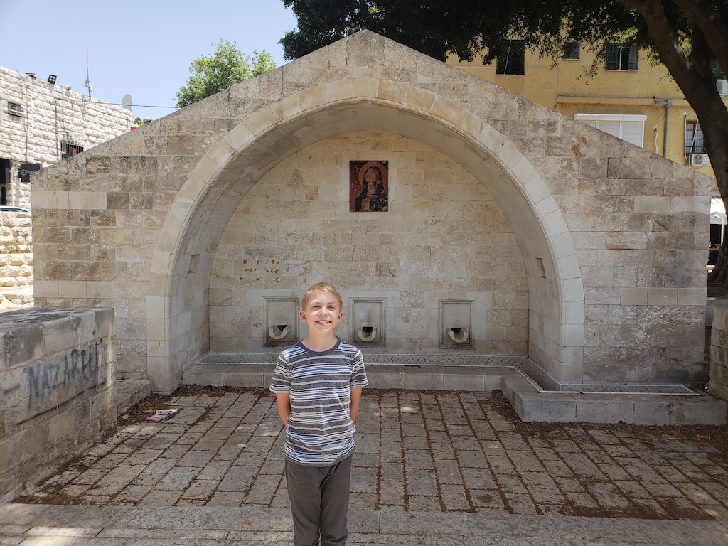 Mary's Well in Nazareth, Israel.
