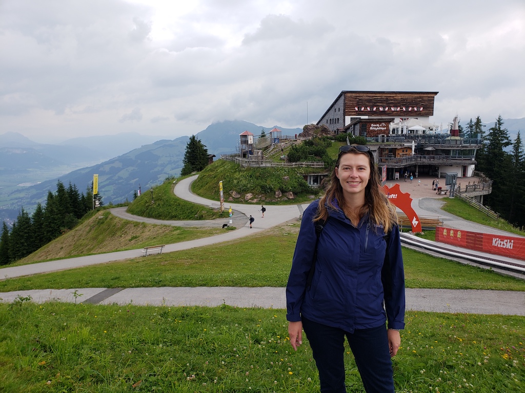 Top of Hahnenkammbahn, Kitzbühel, Austria
