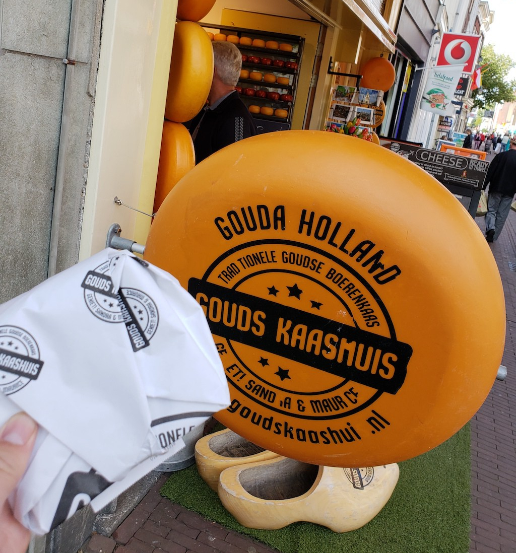 Cheese shop in Gouda, Netherlands.