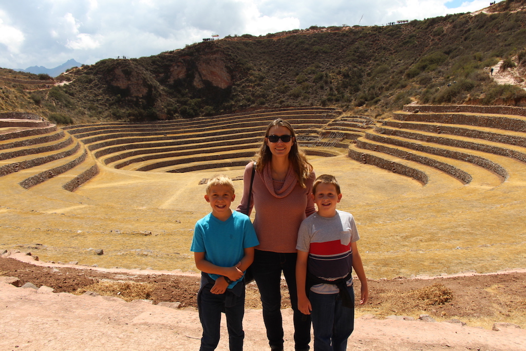 Inca Terraces in the Sacre