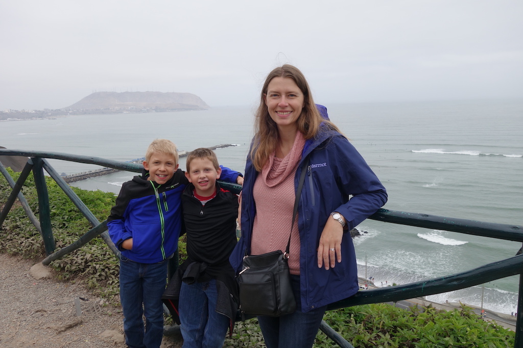 A view of the water in Lima, Peru.