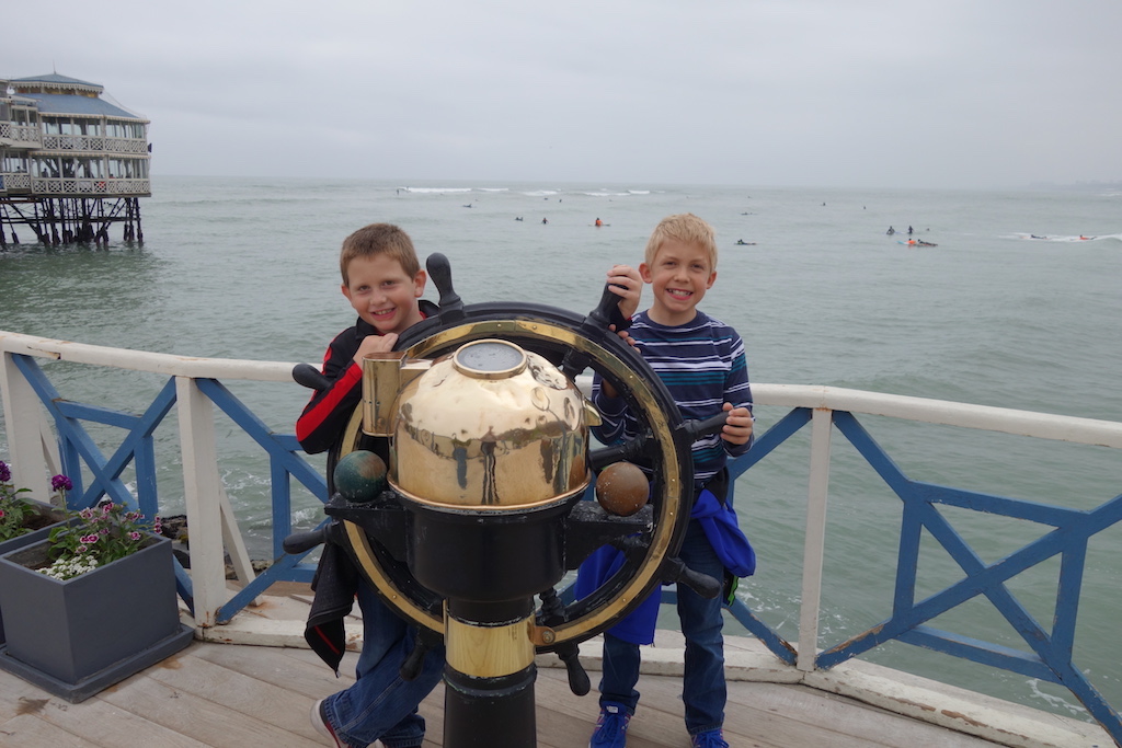 Exploring the waterfront in Lima, Peru.