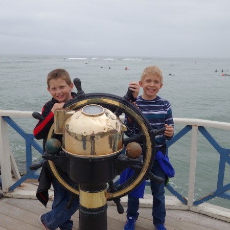 Exploring the waterfront in Lima, Peru.