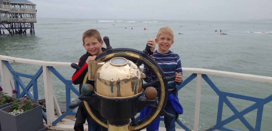 Exploring the waterfront in Lima, Peru.