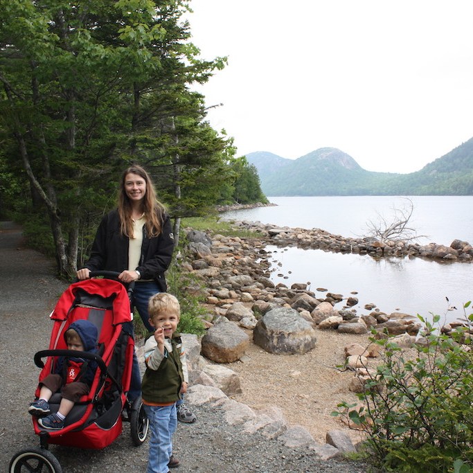 Using a stroller on easy hiking trails.