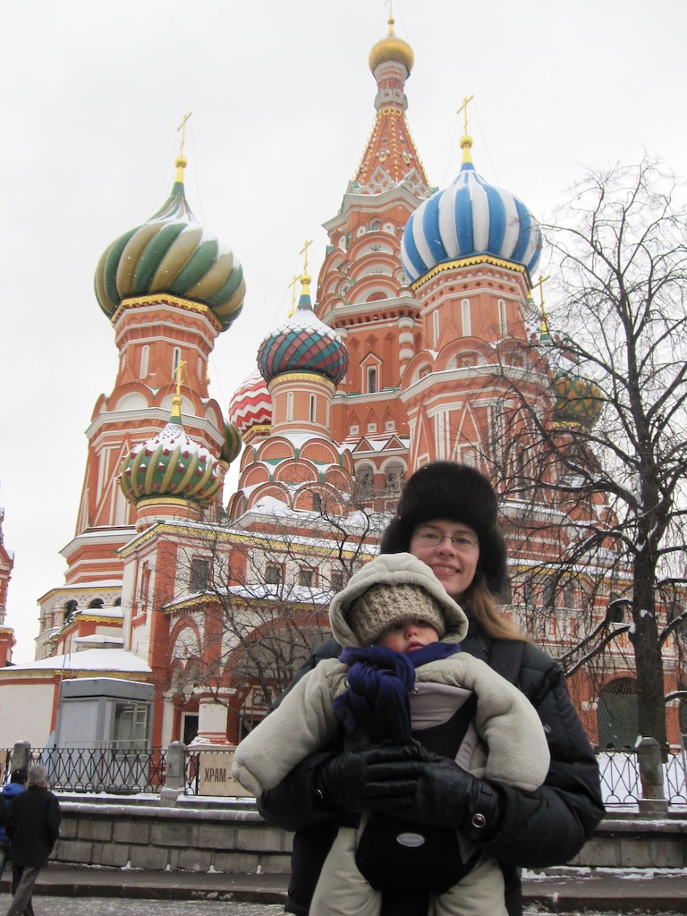 Saint Basil's Cathedral in Moscow, Russia.