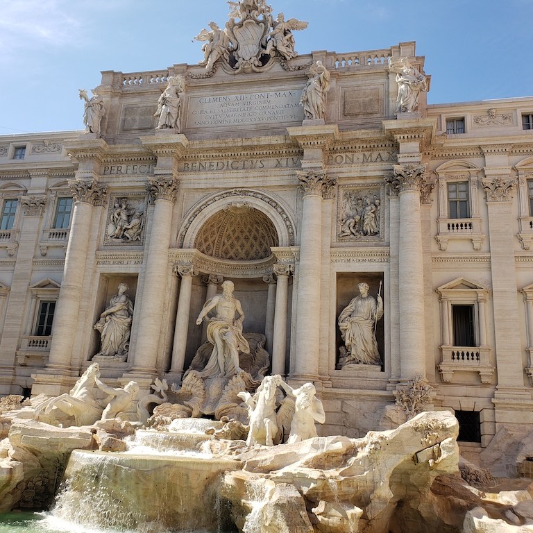 Trevi Fountain in Rome, Italy