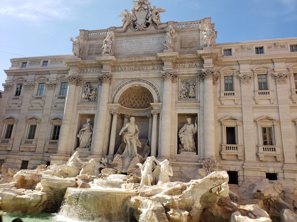 Trevi Fountain in Rome, Italy