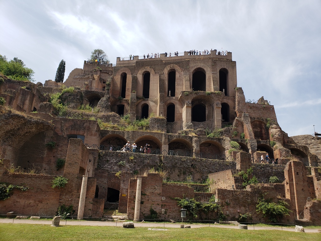 Visiting the Roman Forum in Rome, Italy
