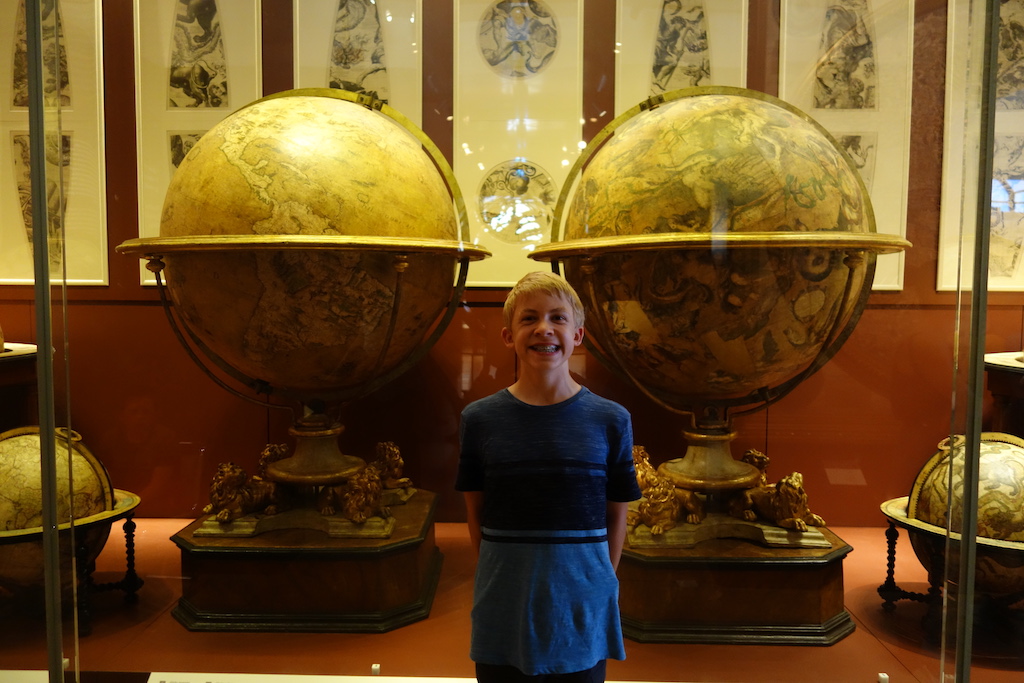 Exhibit inside the Galileo Museum