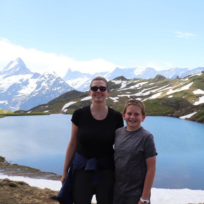 A pond in the Jungfrau Region of Switzerland