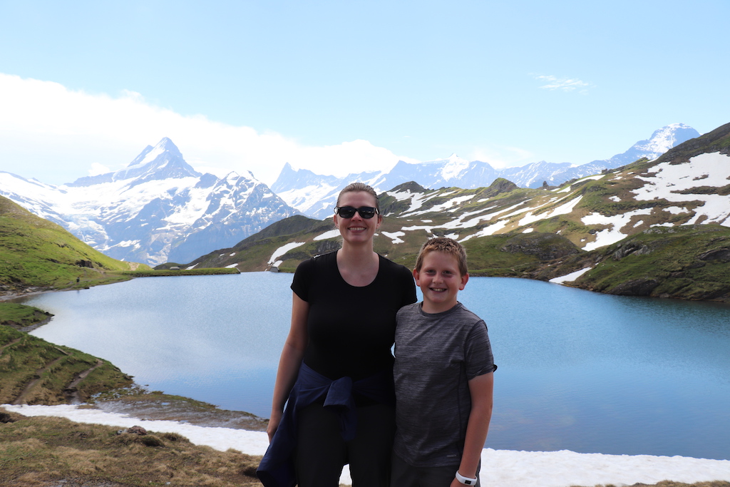 A pond in the Jungfrau Region of Switzerland