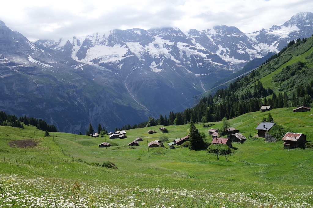 Hiking the North Face Trail in the Jungfrau Region of Switzerland.