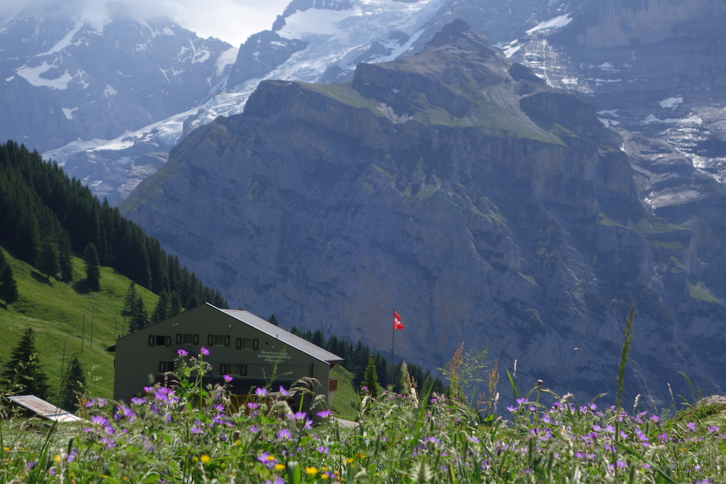 Hiking the North Face Trail in the Jungfrau Region of Switzerland.