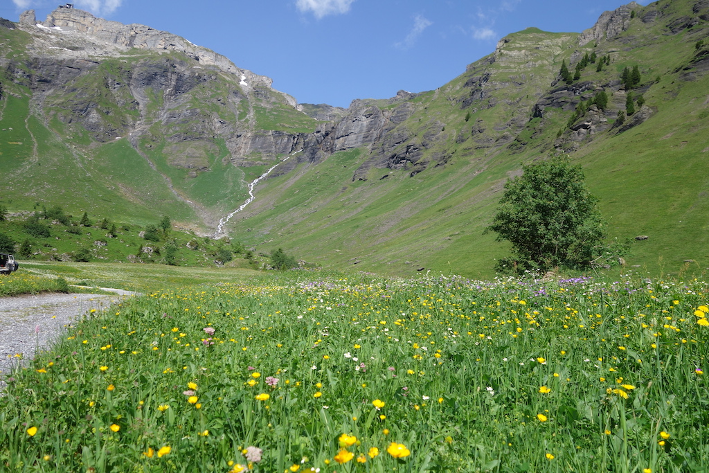 Hiking the North Face Trail in the Jungfrau Region of Switzerland.