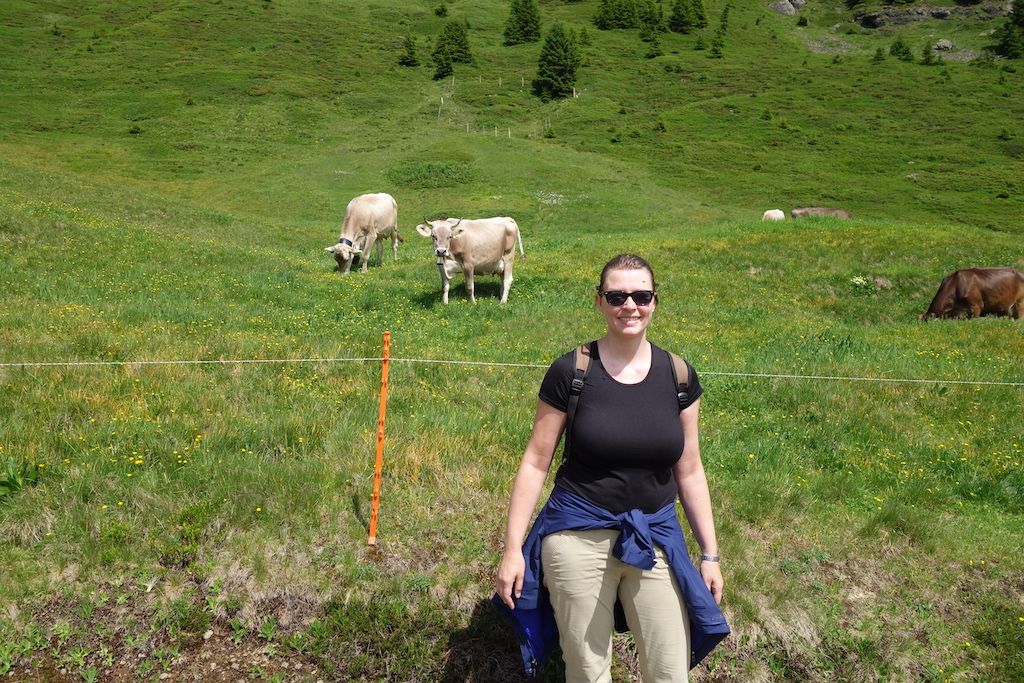 Hiking the North Face Trail in the Jungfrau Region of Switzerland.