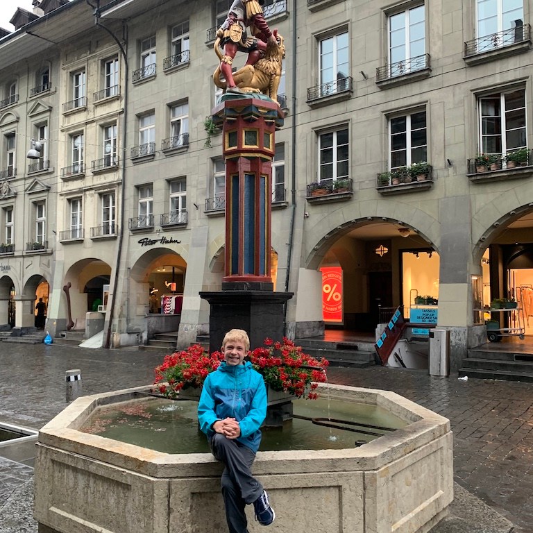 A fountain in Bern, Switzerland