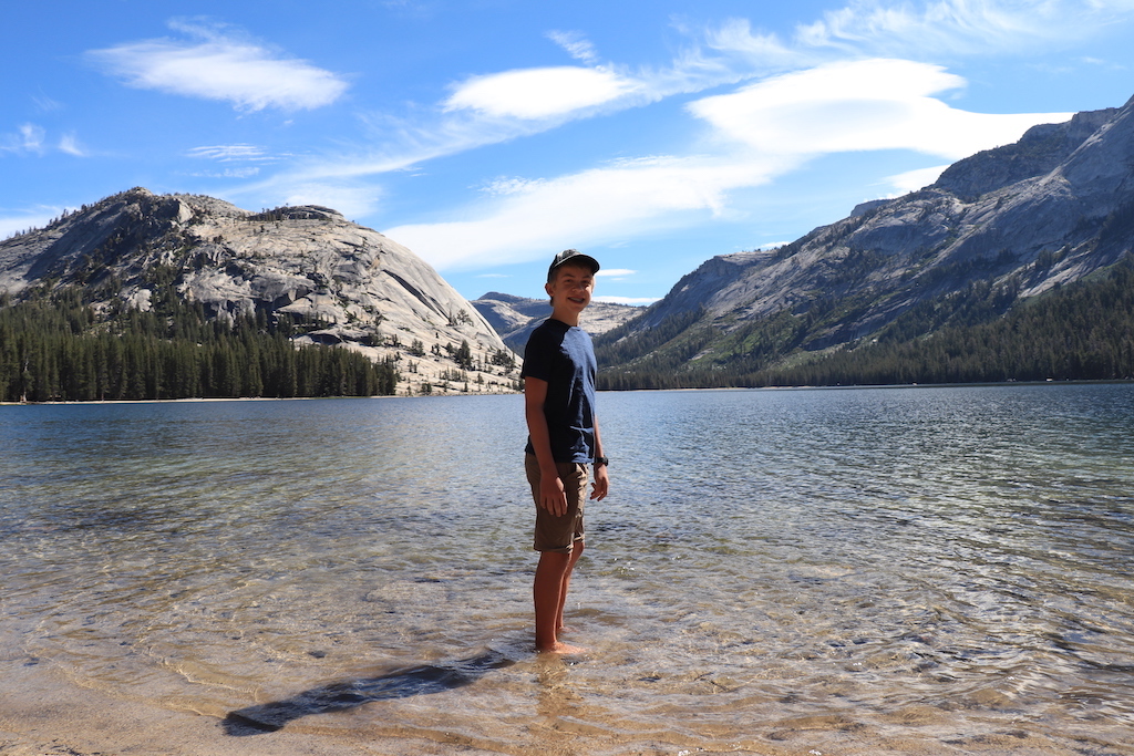 A lake in Yosemite National Park in California.