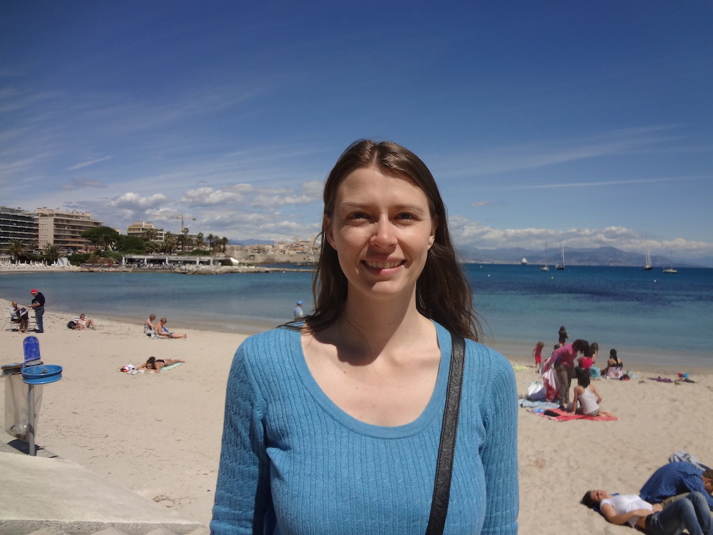 Beach in Antibes, France