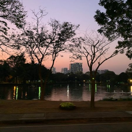 An evening in Bangkok, Thailand.