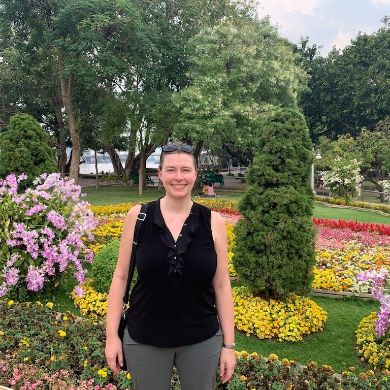 Garden in Bangkok, Thailand.