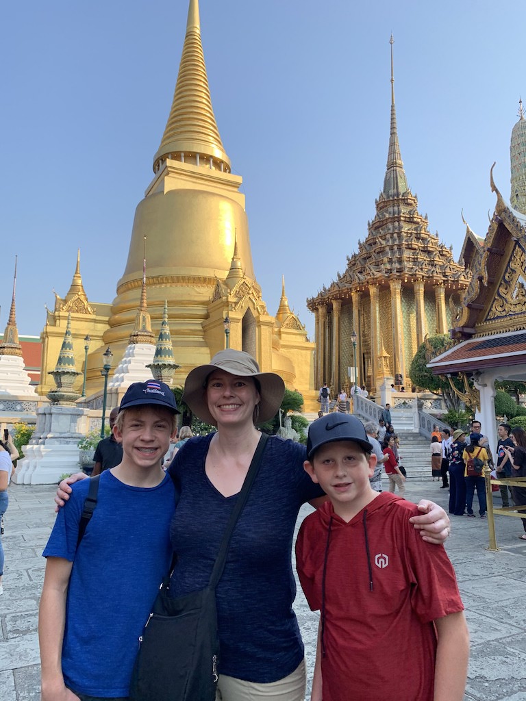 Enjoying the Grand Palace in Bangkok, Thailand