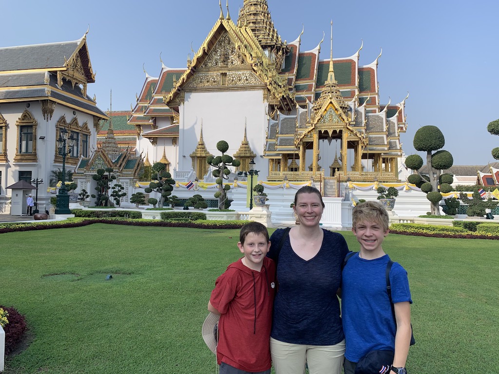 Visiting the Grand Palace in Bangkok, Thailand