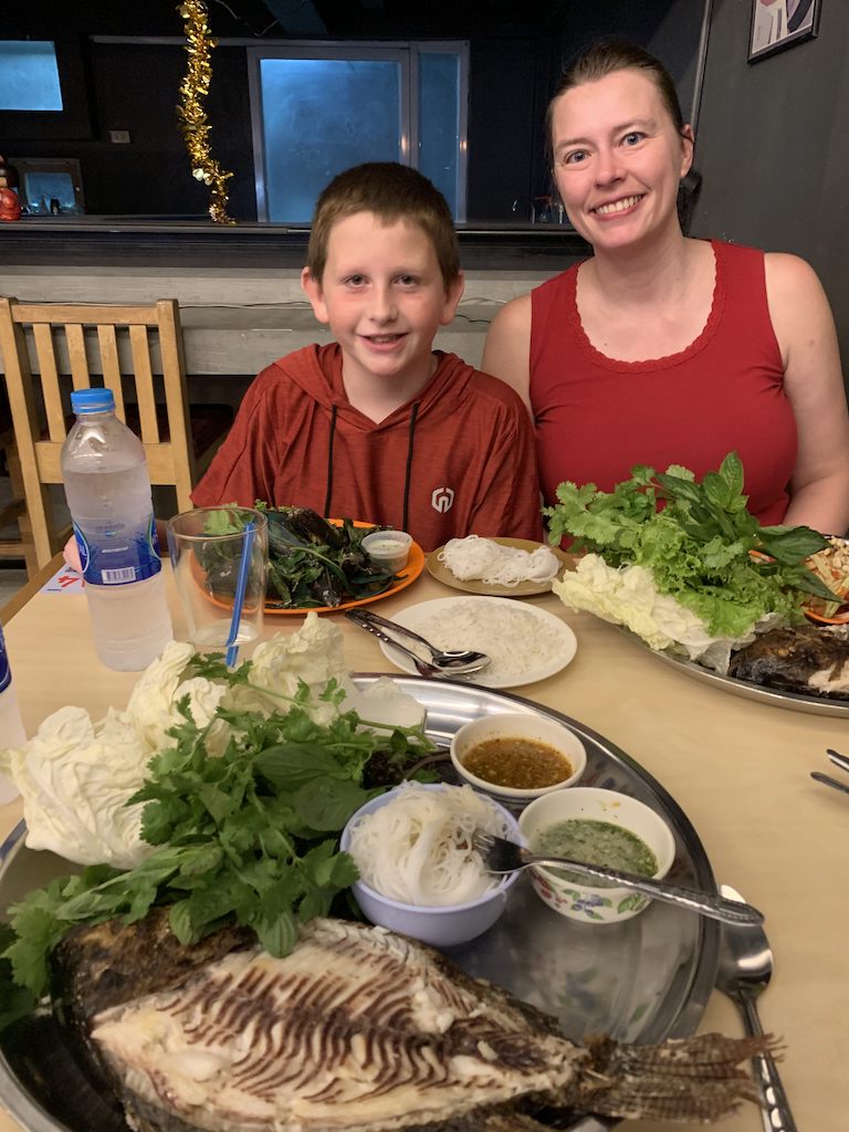Dinner in Bangkok, Thailand