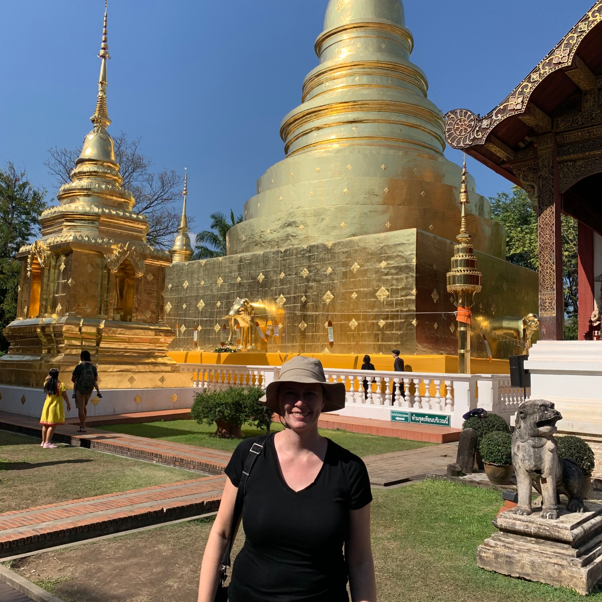 Wat Phra Singh in the Old City of Chiang Mai, Thailand.
