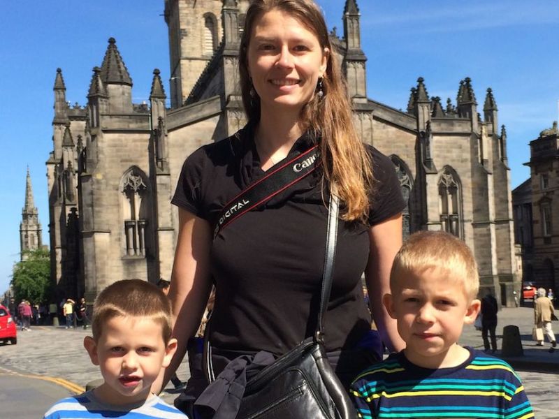 A Stop in Edinburgh, Scotland