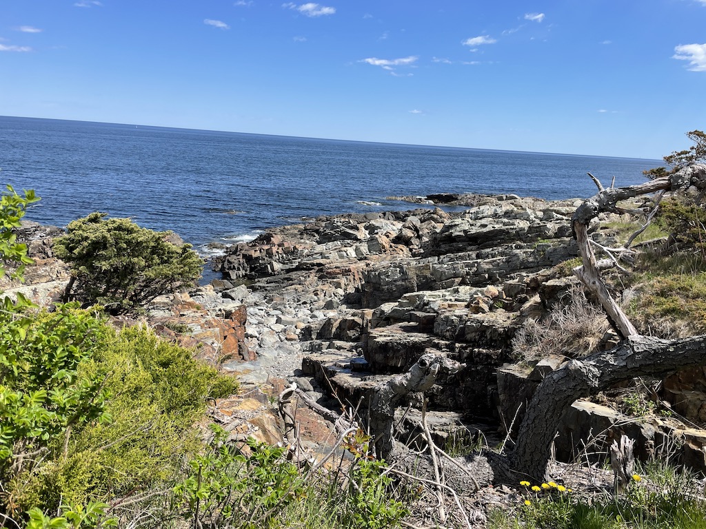 Views along the Coastal Walk in Ogunquit, Maine.