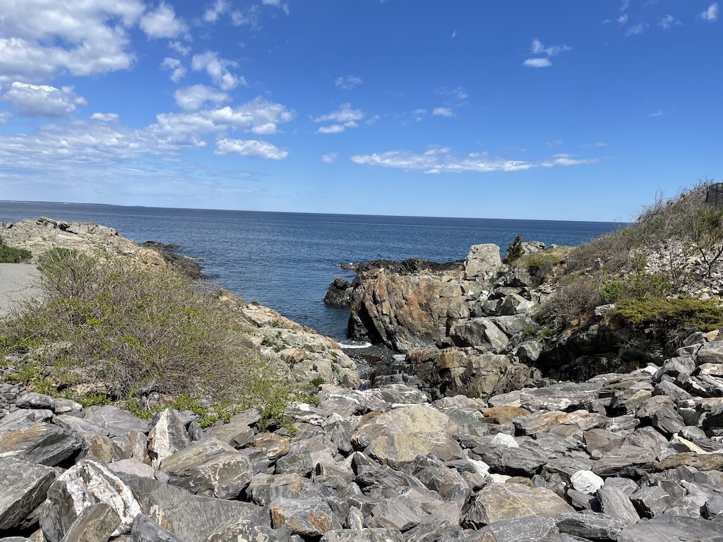 Views along the Coastal Walk in Ogunquit, Maine.