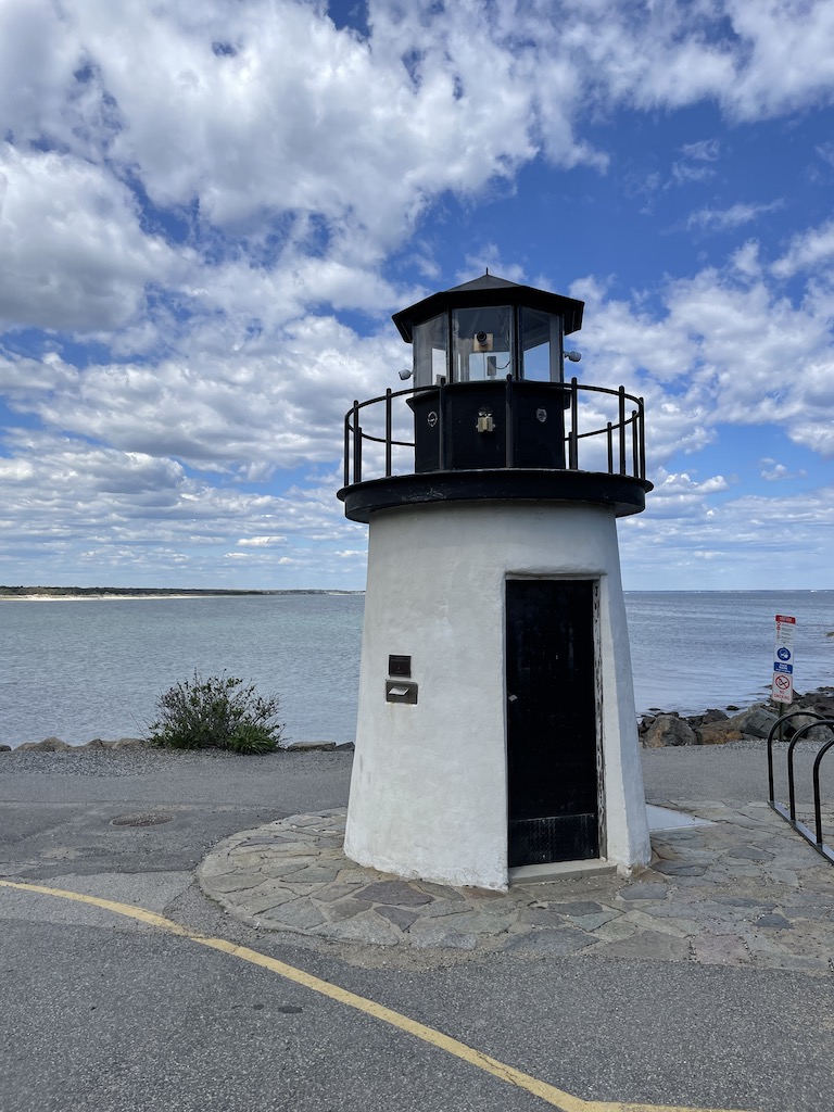 Lighthouse along the Coastal Walk in Ogunquit, Maine.