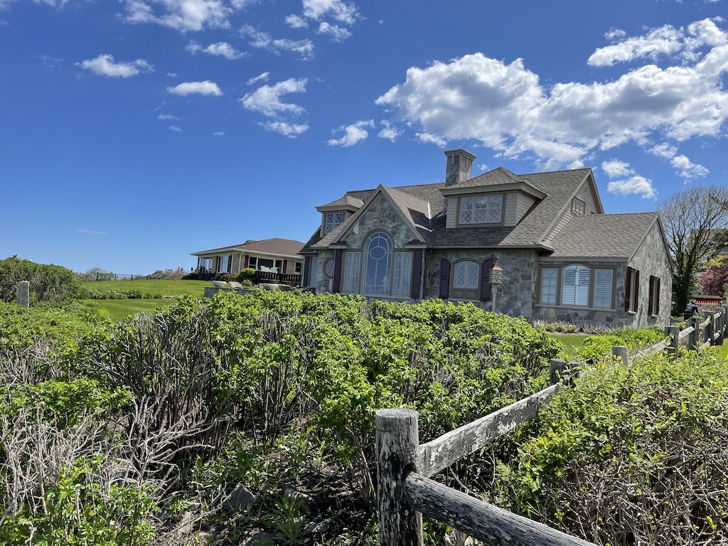 Flowers along the Coastal Walk in Ogunquit, Maine.