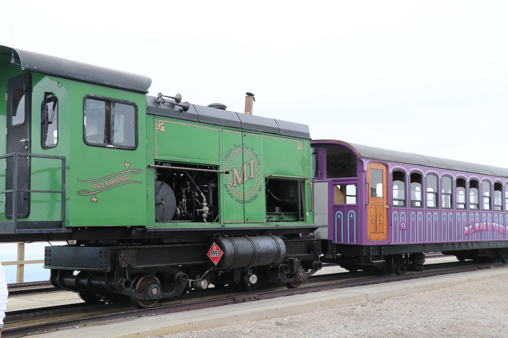 Train at Mount Washington State Park in New Hampshire.