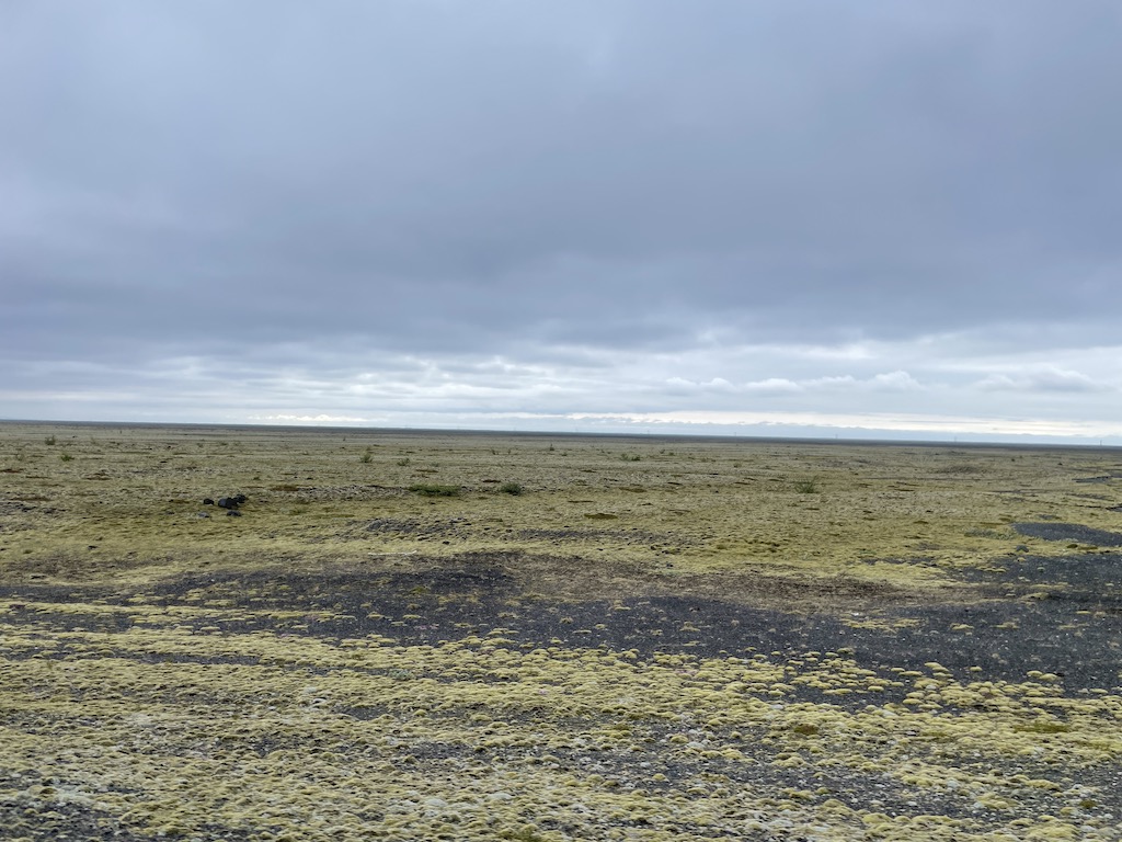 Landscapes while driving from Vík to Seyðisfjörður in Iceland.