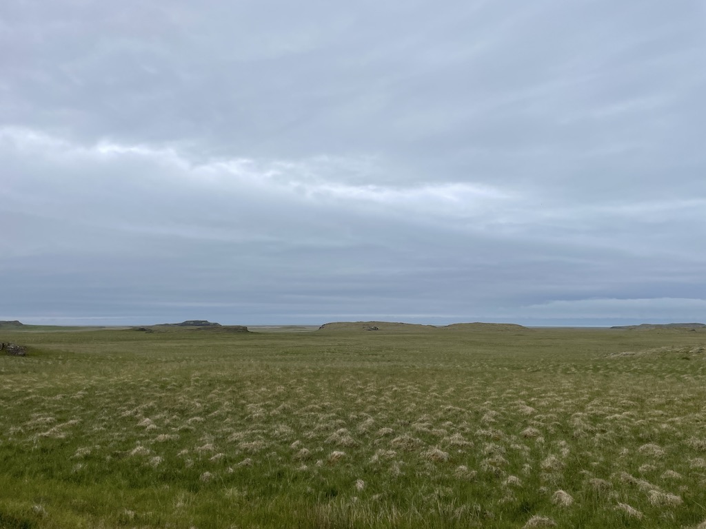 Landscapes while driving from Vík to Seyðisfjörður in Iceland.