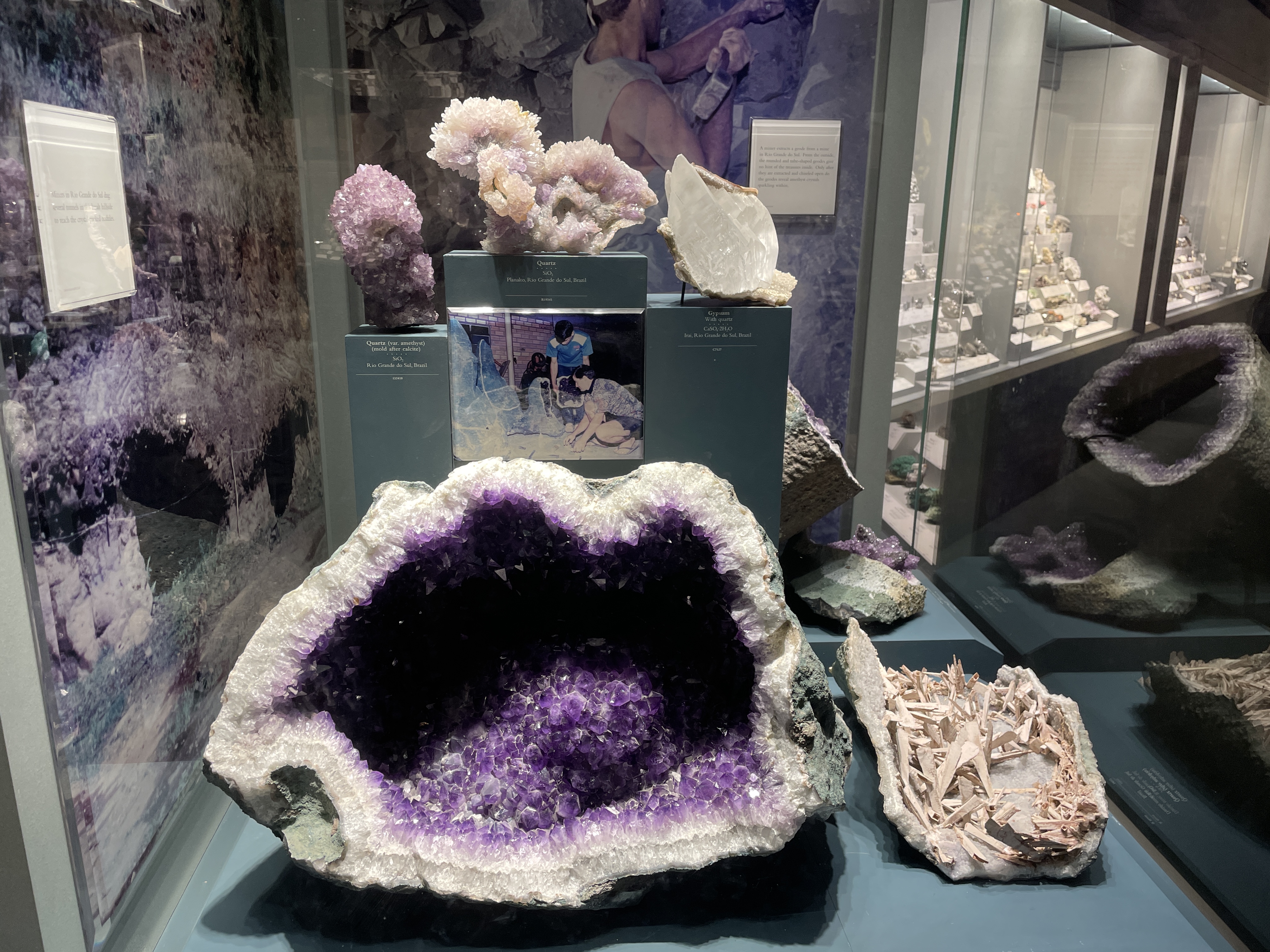 Geology Exhibit in the Natural History Museum in Washington, D.C.