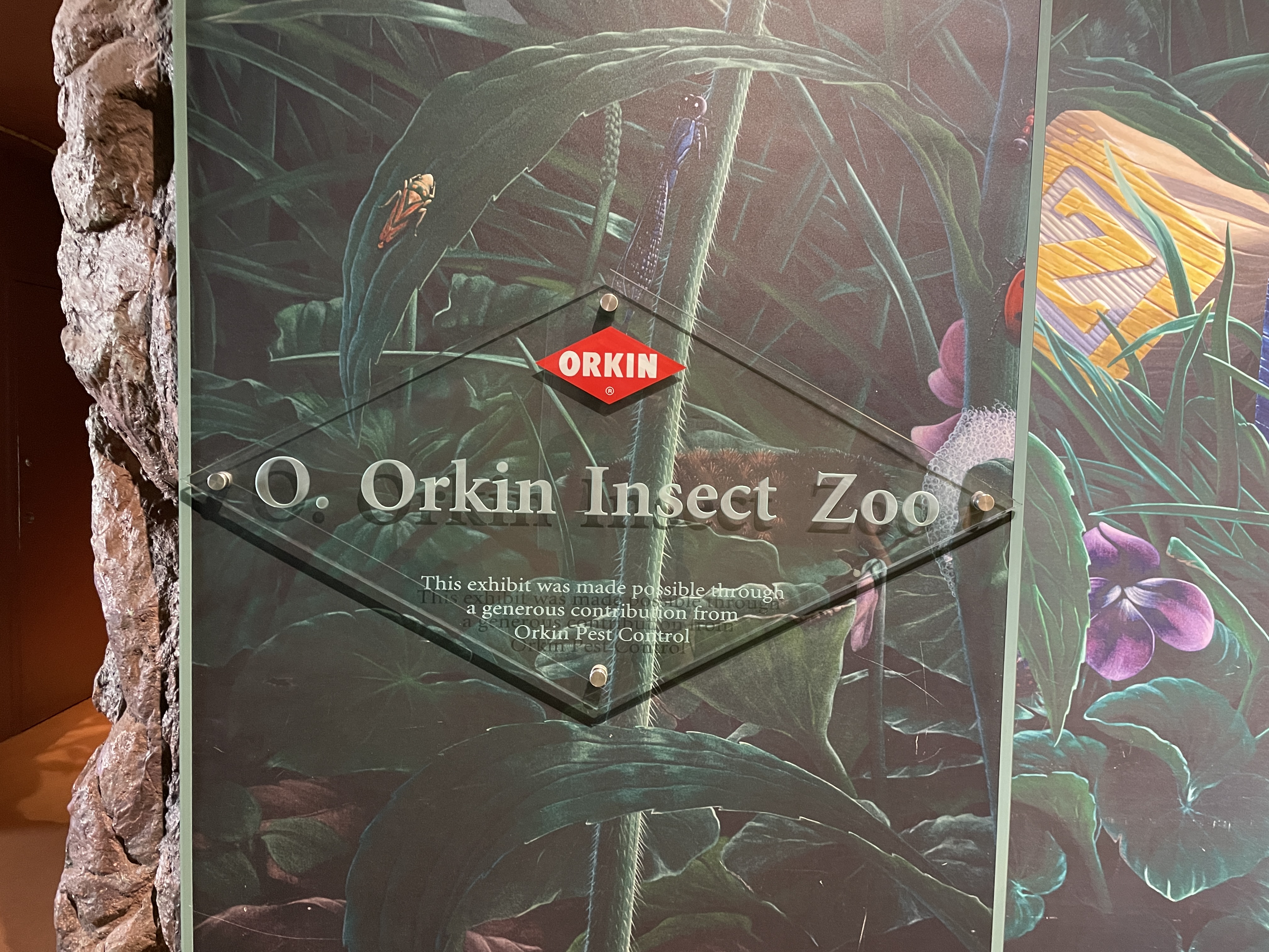 Insect Zoo sign at the Smithsonian National Museum of Natural History in Washington, D.C.