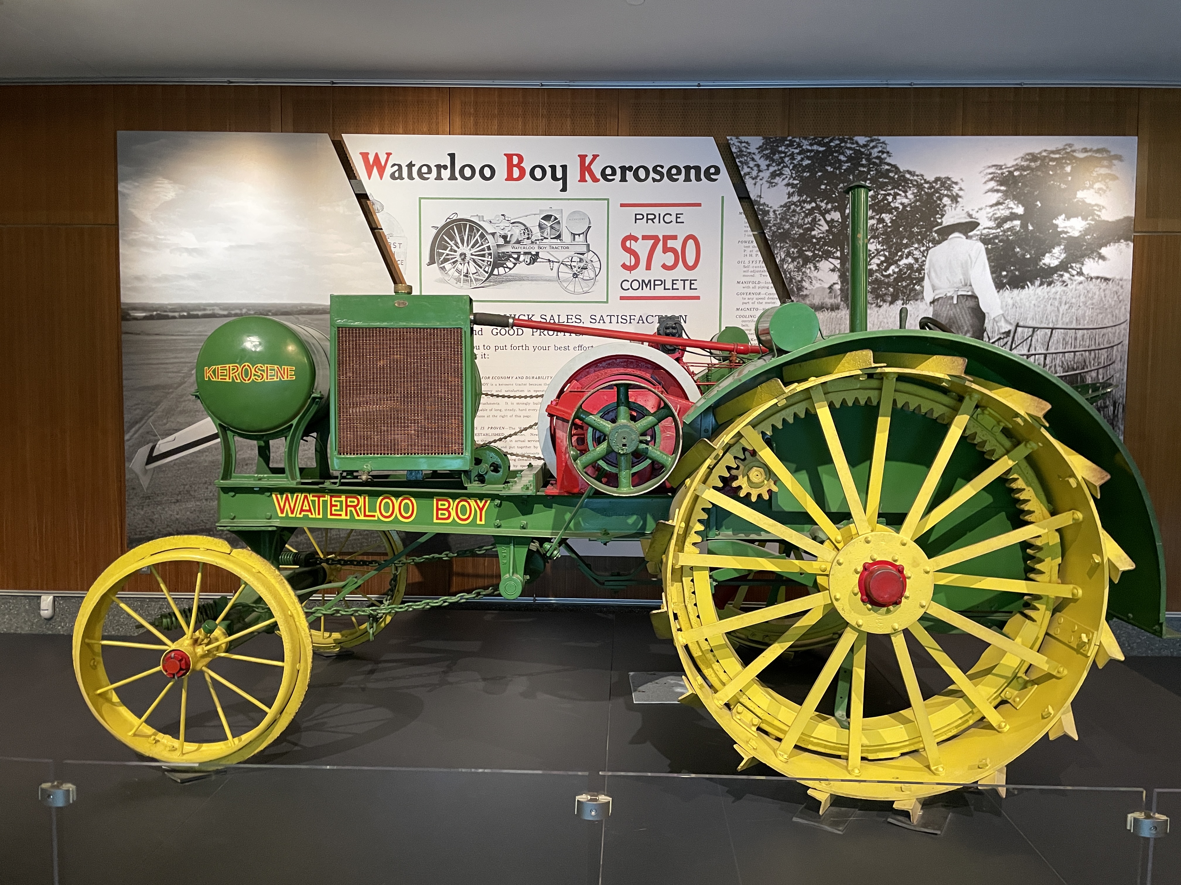 Tractor Exhibit in the American History Museum in Washington, D.C.