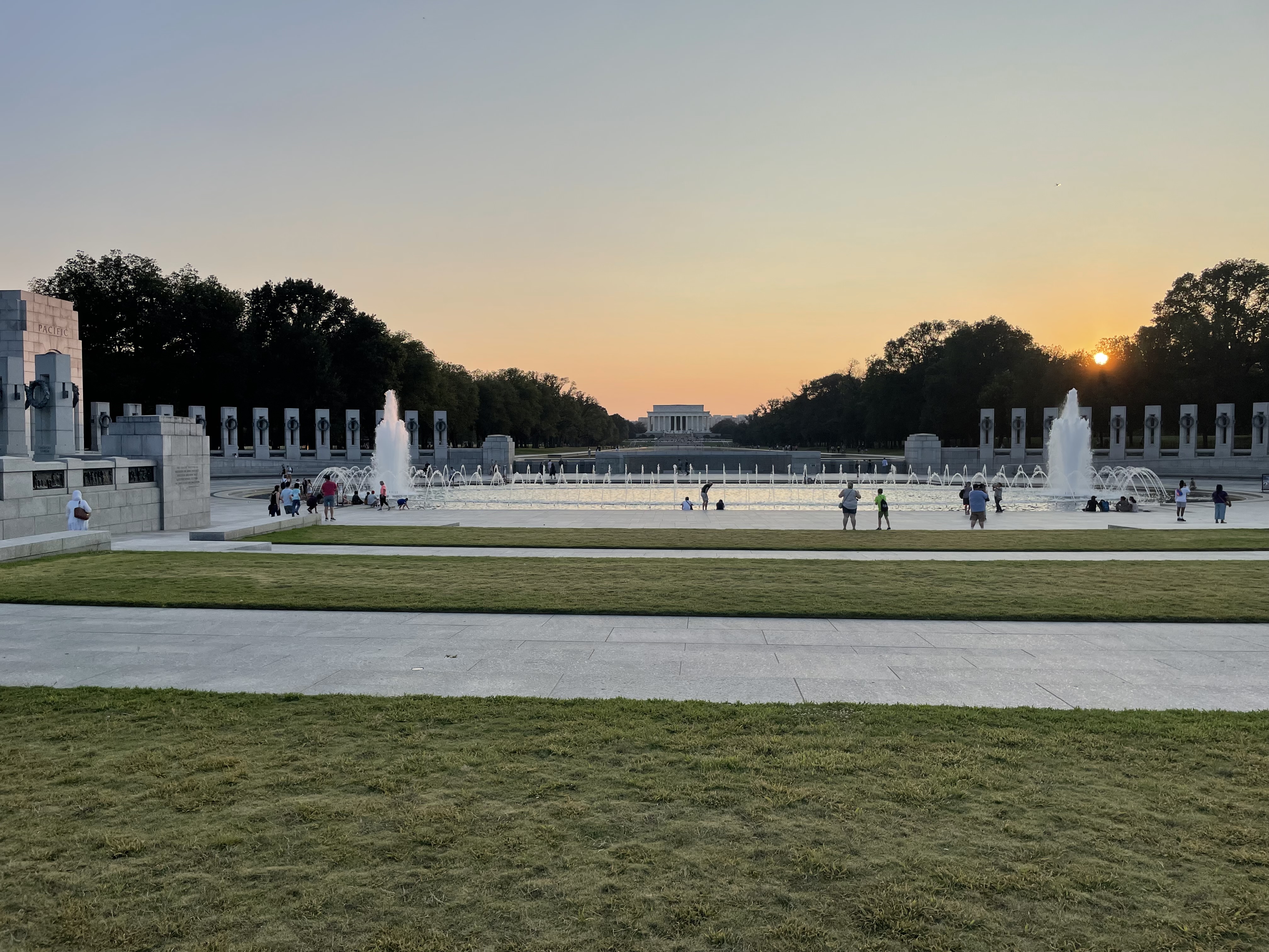 WWII Memorial in the National Mall in Washington, D.C.