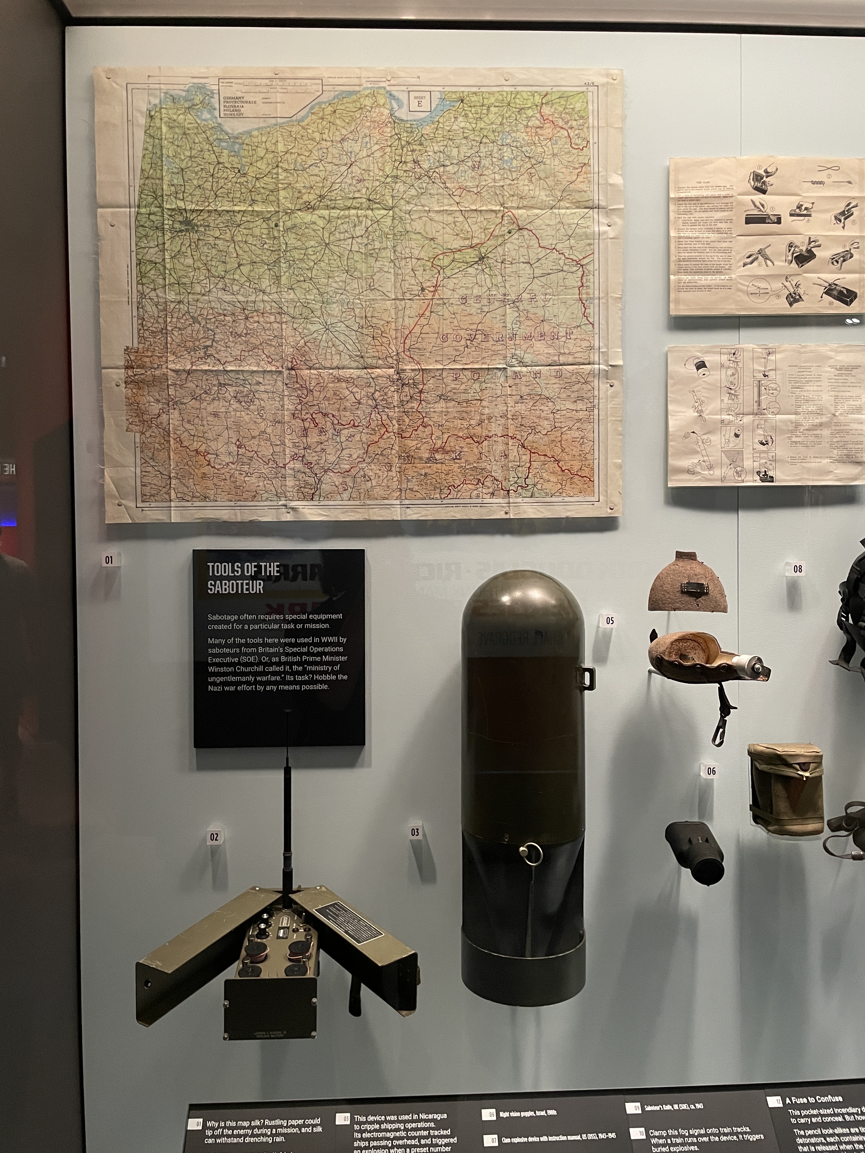 Exhibit in the International Spy Museum in Washington, D.C.